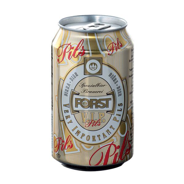 FORST Pils beer can