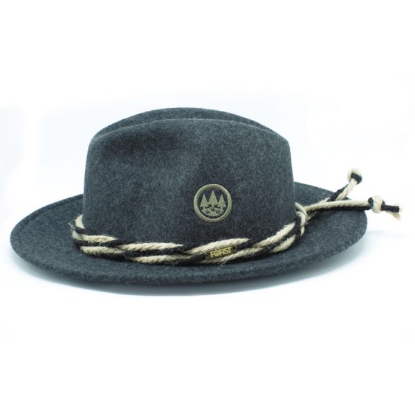 FORST Tyrolean wool cap - anthracite