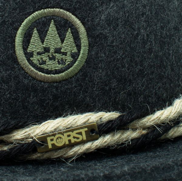 FORST Tyrolean wool cap - anthracite