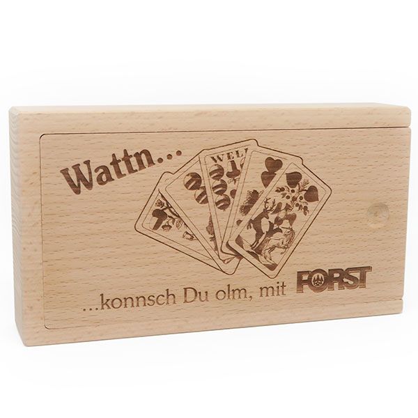 FORST Watten playing card holder