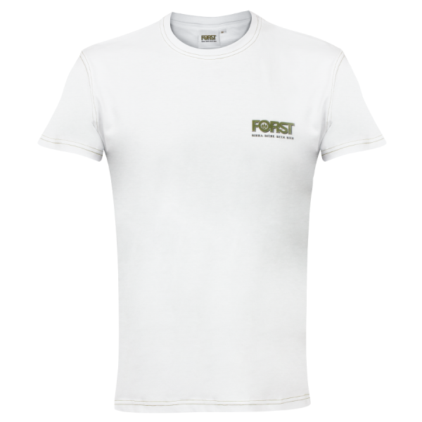 T-Shirt bianca FORST da uomo