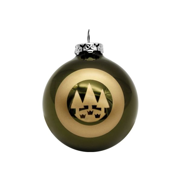 Christmas tree balls gold