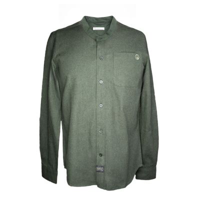 FORST Shirt green-cotton flannel coll.coreano