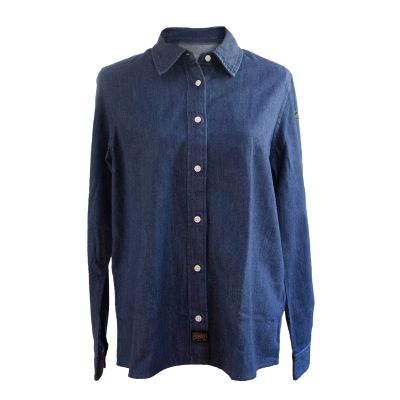 FORST Denim Shirt Woman - Dark blue denim