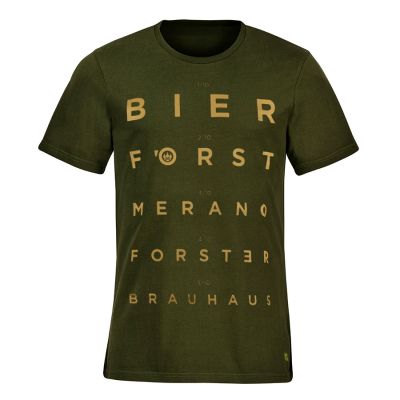 T-Shirt Mann BIER - Grün