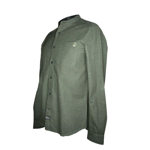 FORST Shirt green-cotton flannel coll.coreano