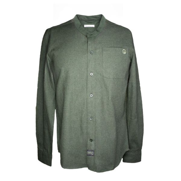 FORST Shirt green-cotton flannel coll.coreano