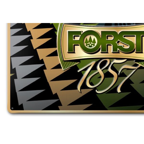 Targa in metallo FORST 