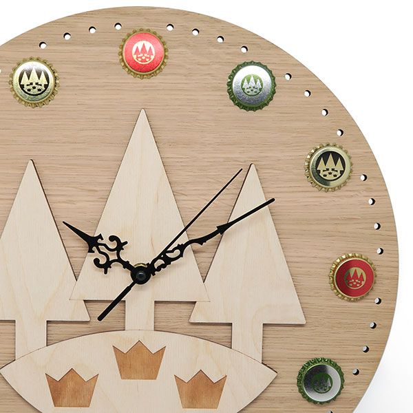 Orologio da parete in legno FORST 34cm