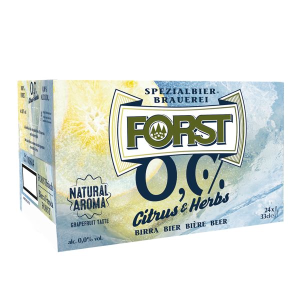 FORST 0,0% Citrus & Herbs bottle 0,33 l