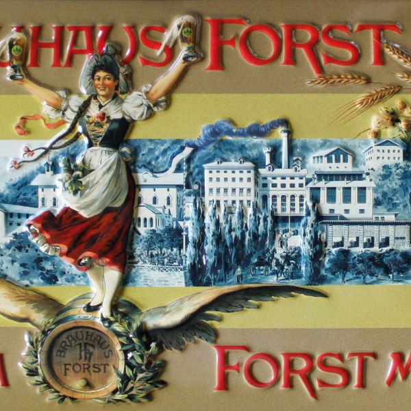 FORST metal sign 