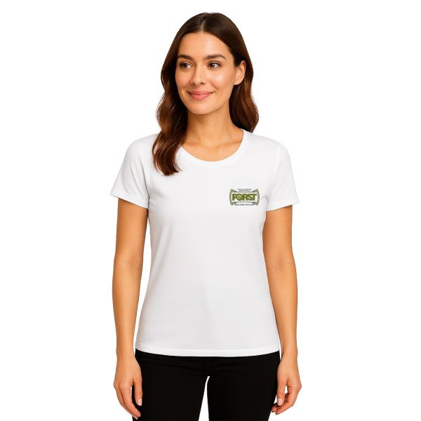 T-Shirt bianca FORST da donna