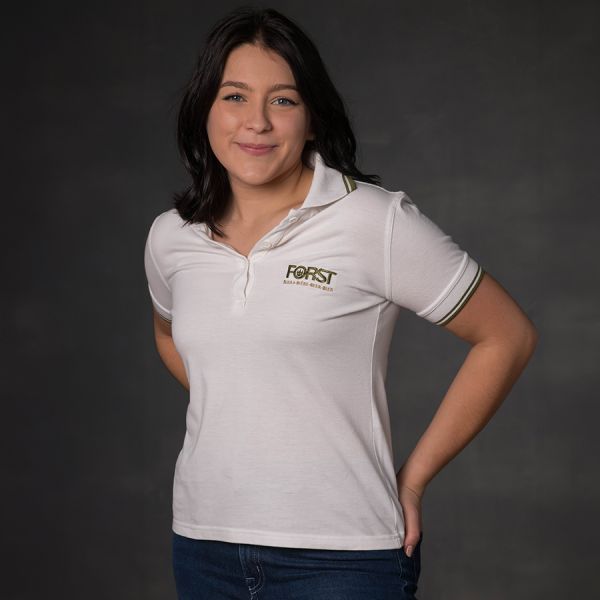 Polo bianca FORST da donna