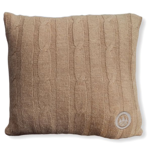 Cuscino a maglia FORST beige