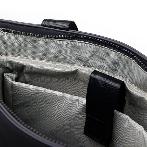 Black nubuck bag with Forst logo