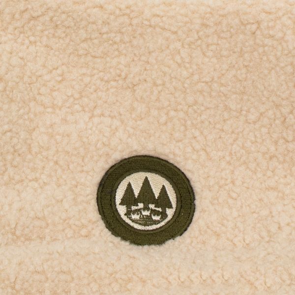 Beige Sherpa crossbody bag with Forst logo