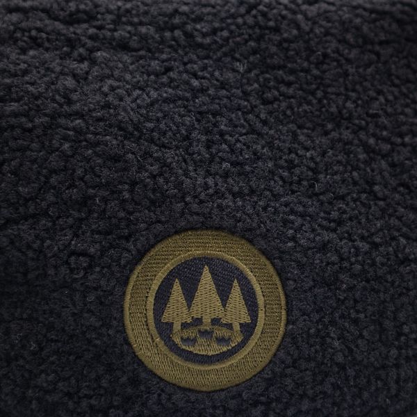 Black Sherpa crossbody bag with Forst logo