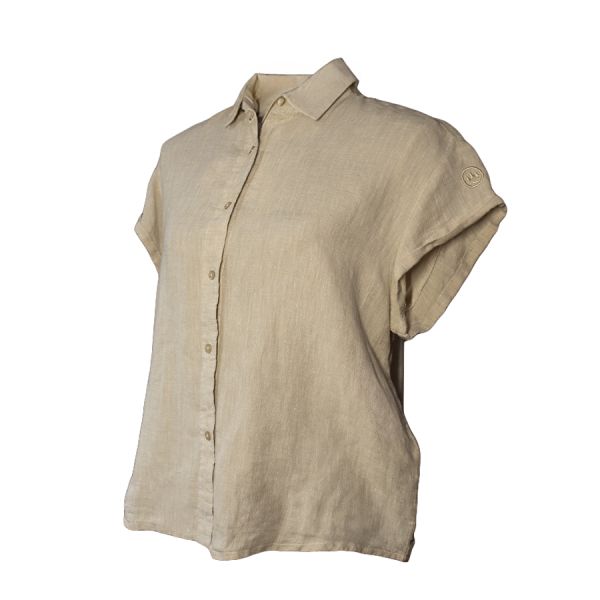 FORST Leinenbluse Damen beige