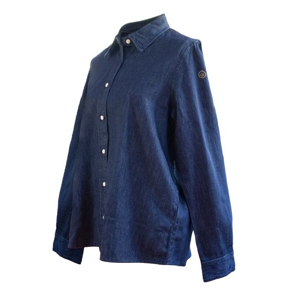 FORST Denim Shirt Woman - Dark blue denim
