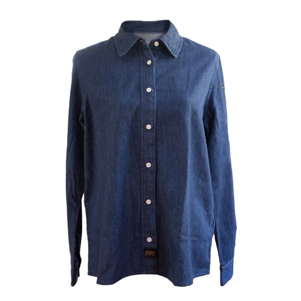 FORST Denim Shirt Woman - Dark blue denim