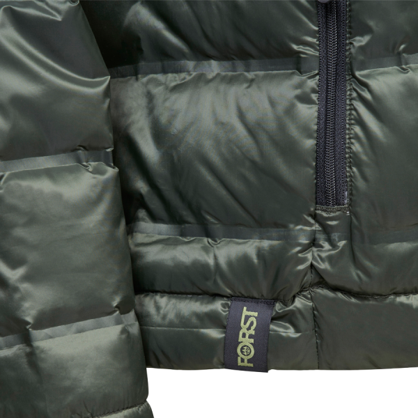 Giacca Crossover donna, colore oliva/nero