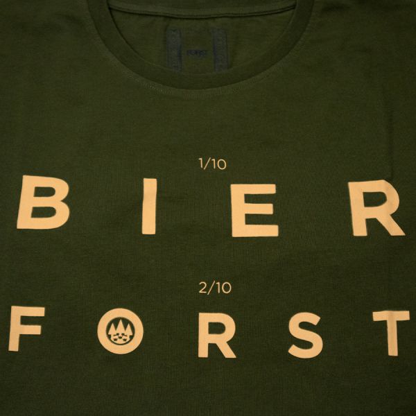 T-Shirt Mann BIER - Grün