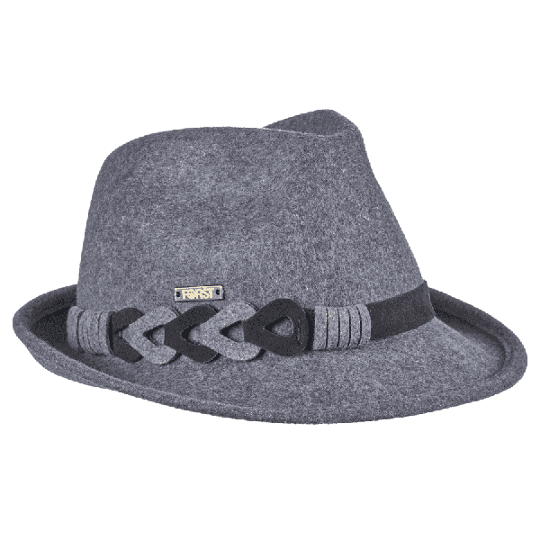 Cappello in feltro con cinturino