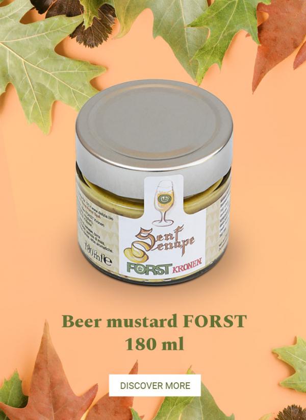 Beer mustard FORST 180 ml