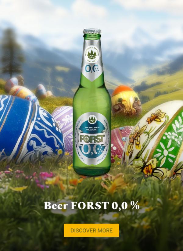 Beer FORST 0,0 % Bottle