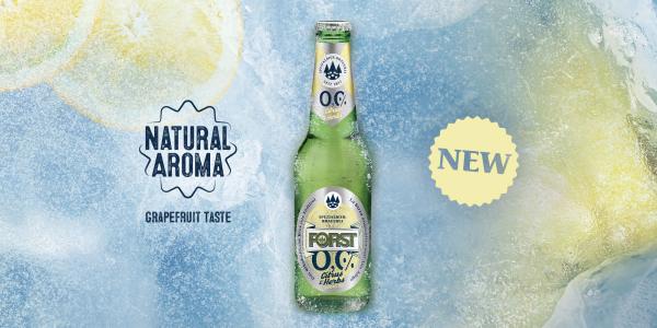 Erfrischend neu: FORST 0,0% Citrus & Herbs