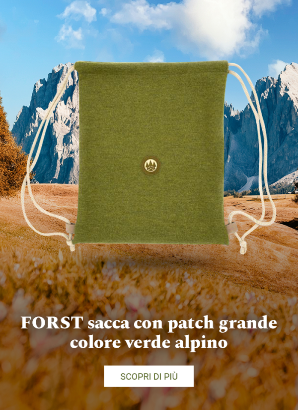 1010 - FORST sacca con patch grande - colore verde alpino