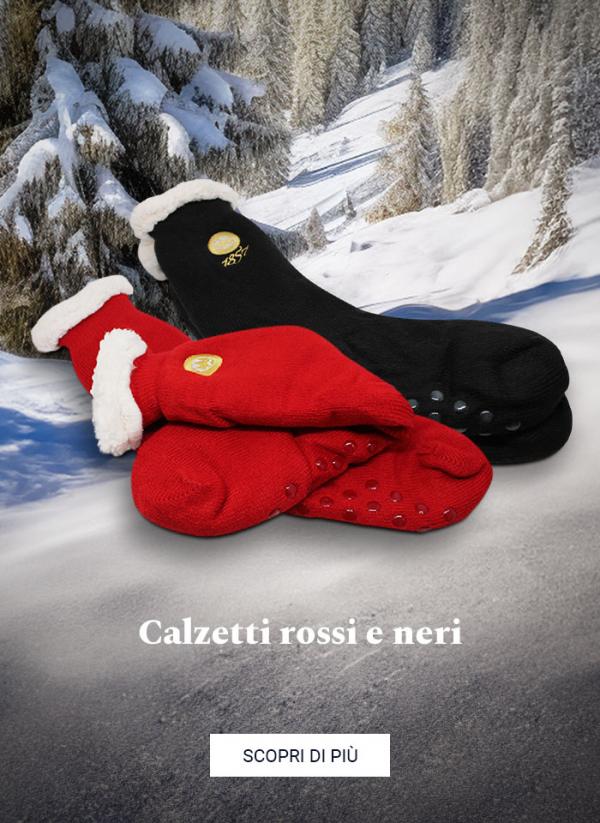 Calzini di Natale rossi e neri