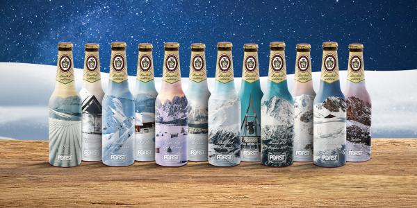 Birra FORST celebra l'inverno con i paesaggi più belli dell'Alto Adige.